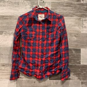 SO plaid Long Sleeve size medium